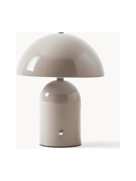 Lampa stołowa LED z funkcją przyciemniania Walter, Taupe, Ø 19 x W 25 cm