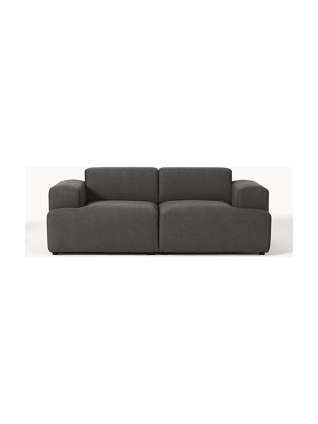 Sofa Melva (2-Sitzer), Bezug: 100 % Polyester Der strap, Gestell: Massives Kiefern- und Fic, Webstoff Anthrazit, B 198 x T 101 cm