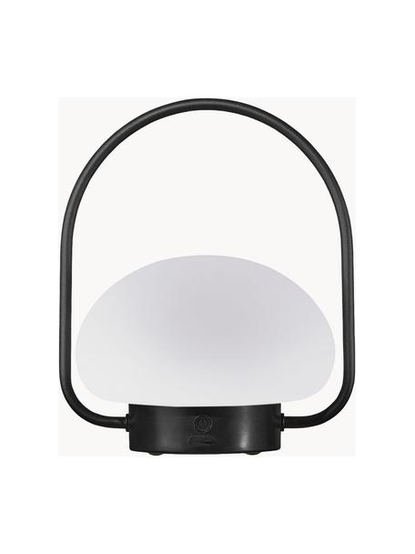 Lampe d'extérieur LED mobile à intensité variable Sponge, Blanc, noir, Ø 23 x haut. 28 cm