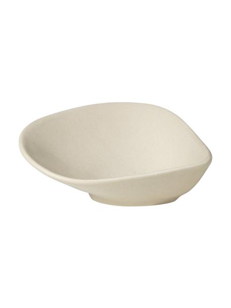 Misky na občerstvení v organickém tvaru Limfjord, 2 kusy, Kamenina, Béžová, Š 11 cm, D 10 cm
