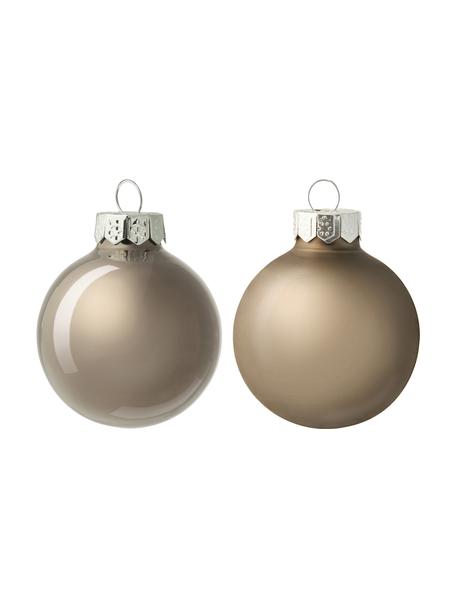 Set palline di Natale Evergreen, Grigio, Ø 4 x Alt. 4 cm, 16 pz