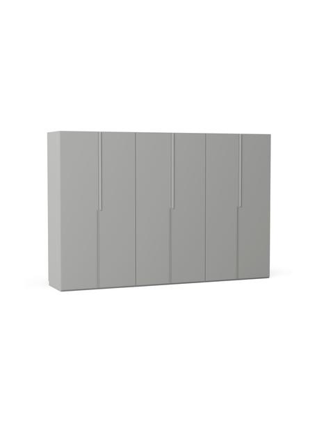 Modulární skříň s otočnými dveřmi Leon, šířka 300 cm, více variant, Šedá, Interiér Basic, výška 200 cm