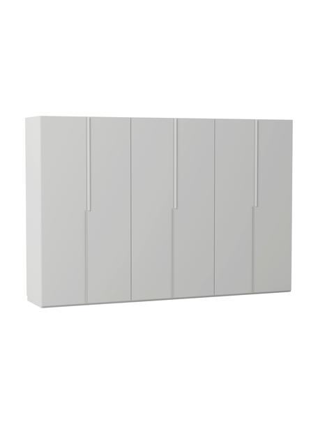 Modulární skříň s otočnými dveřmi Leon, šířka 300 cm, více variant, Šedá, Interiér Basic, Š 300 x V 200 cm