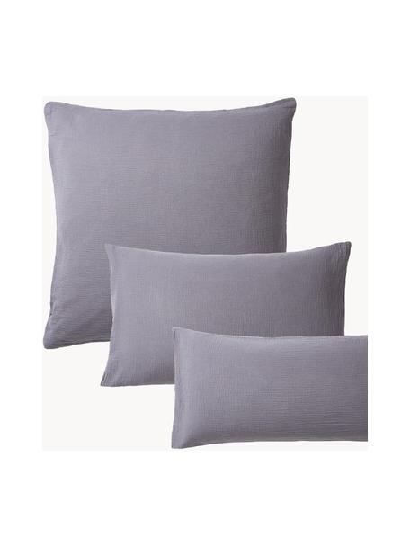 Funda de almohada de muselina Odile, Lavanda, An 45 x L 110 cm