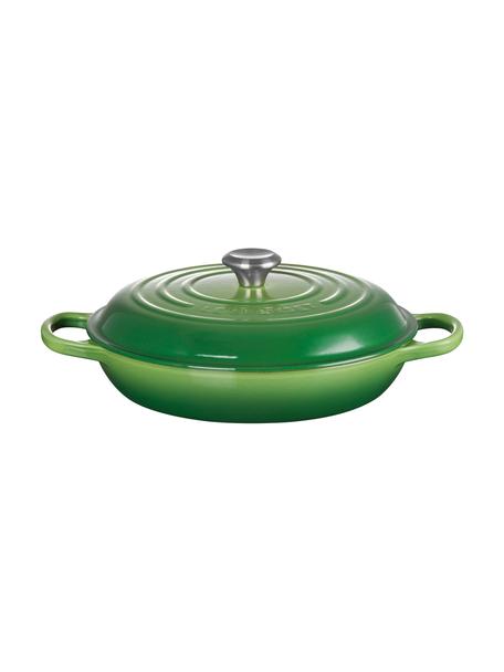 Pentola professionale gourmet in ghisa Collezione Signature, Ghisa smaltata, Tonalità verdi, Ø 30 x Alt. 12 cm