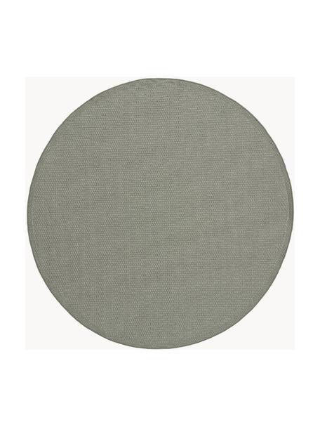 Tapis rond d'extérieur Toronto, 100 % polypropylène, Vert sauge, Ø 200 cm (taille L)