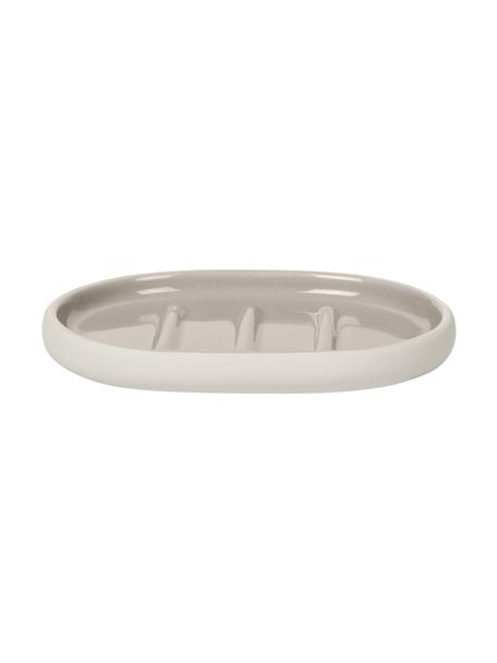 Portasapone in ceramica Sono, Ceramica, Beige, Larg. 13 x Alt. 2 cm