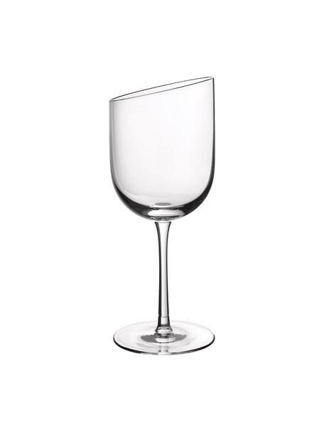 Copas de vino tinto NewMoon, 4 uds., Vidrio, Transparente, Ø 8 x Al 22 cm, 405 ml