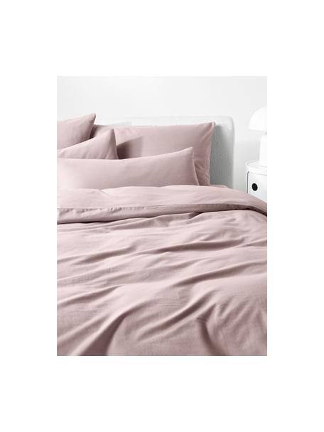 Flanell-Bettdeckenbezug Biba, Webart: Flanell Flanell ist ein k, Hellrosa, B 135 x L 200 cm
