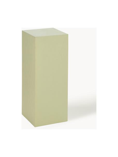 Columna decorativa Smash, Tablero de fibras de densidad media (MDF), Verde claro, Ancho 20 x Alto 50 cm