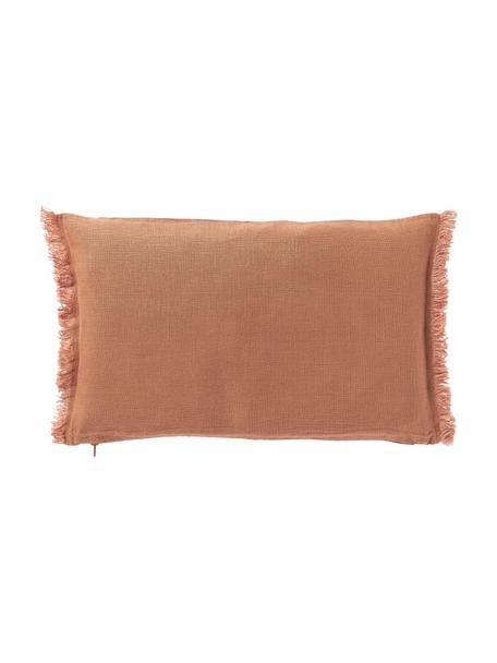 Housse de coussin en lin à franges Luana, 100 % pur lin

Le lin est naturellement doté d'un toucher plutôt rugueux et d'un aspect froissé
Sa résistance élevée au accrocs lui confère robustesse et longévité, Caramel, larg. 30 x long. 50 cm