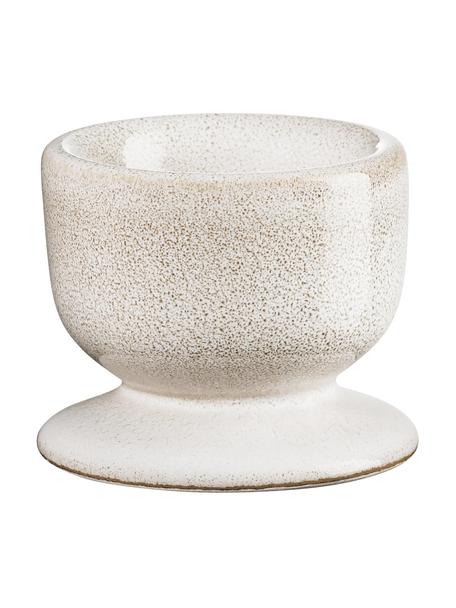 Coquetiers avec émail réactif Saisons, 6 pièces, Grès cérame, Beige, Ø 5 x haut. 5 cm
