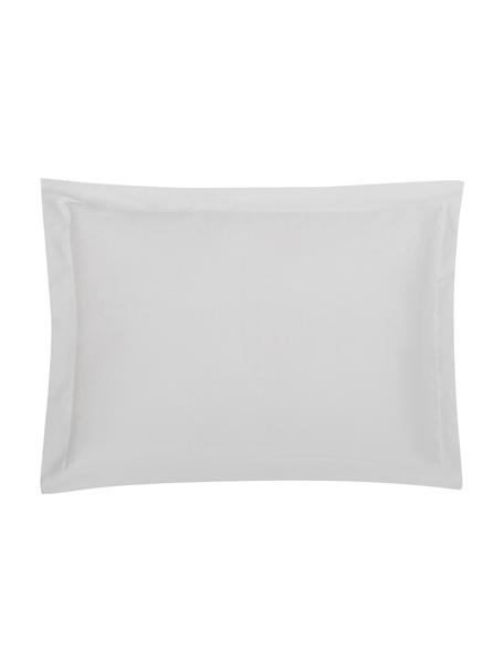 Funda de almohada de satén Premium, 50 x 70 cm, Gris claro, An 50 x L 70 cm