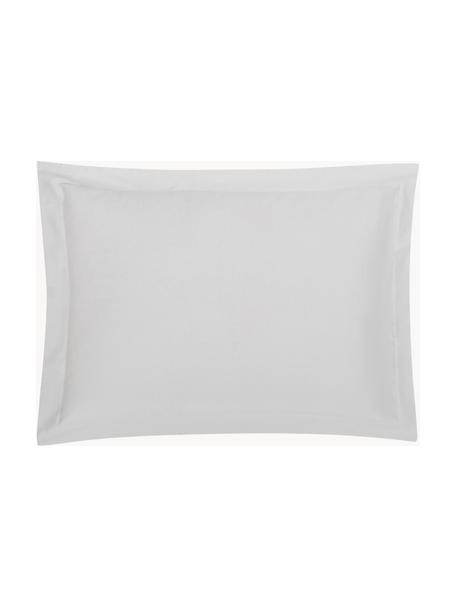 Funda de almohada de satén Premium, 50 x 70 cm, Gris claro, An 50 x L 70 cm