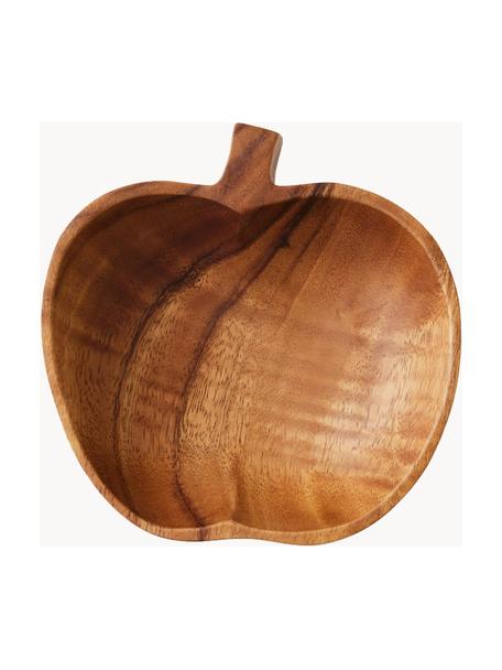 Portafrutta fatti a mano in legno di acacia 2 pz, Legno di acacia, Legno scuro, Ø 14 x Alt. 3 cm
