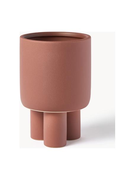 Obal na květináč z keramiky Tilia, Keramika, Terakotová, matná, Ø 16 cm, V 23 cm