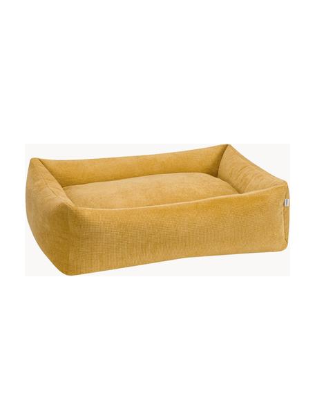 Cuccia per cani Tudor, varie misure, Rivestimento: 90% poliestere, 10% nylon, Rivestimento: 100% poliestere, Giallo sole, Larg. 68 x Prof. 55 cm