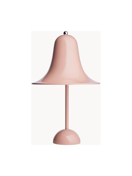 Lampada da tavolo Pantop, design Verner Panton, Rosa chiaro lucido, Ø 23 x Alt. 38 cm