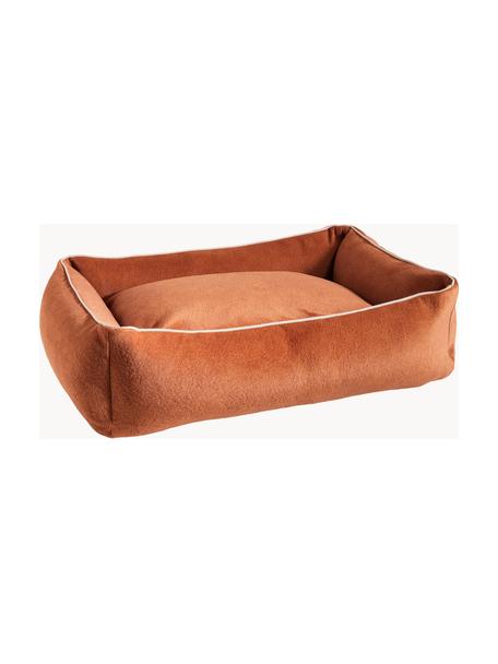 Lit pour chien en velours Classic, tailles variées, Velours terracotta, larg. 68 x prof. 55 cm