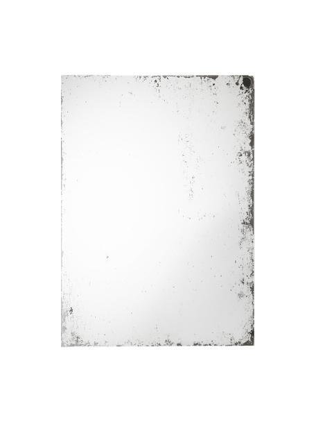 Rahmenloser Wandspiegel Brass mit Antik-Finish, Spiegelfläche: Spiegelglas, Rückseite: Mitteldichte Holzfaserpla, Silberfarben, B 60 x H 80 cm