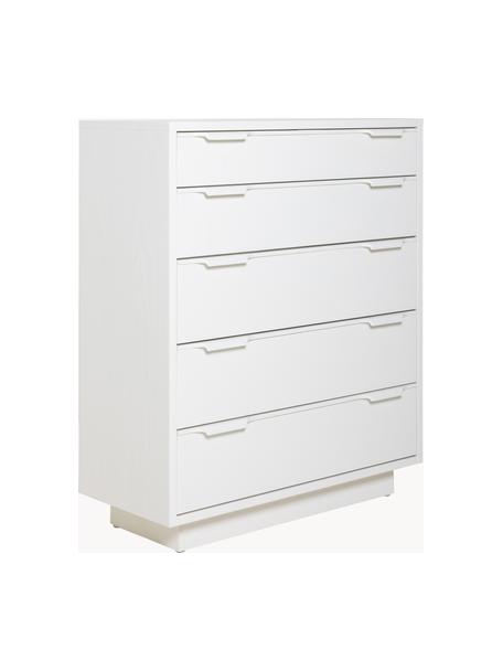Ladekast Space Age in Sungkai-hout, Frame: Sungkai-hout, Off White, B 74 x H 88 cm