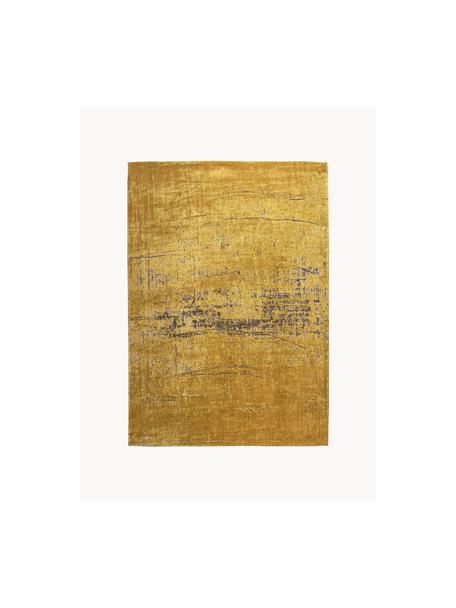 Alfombra con estampado abstracto Liberty, 100% poliéster, Ocre, gris pardo, An 170 x L 240 cm (Tamaño M)