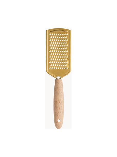 Râpe de cuisine en bois de bouleau et acier inoxydable Eloise, Couleur laitonnée, bois de bouleau, larg. 6 x long. 24 cm