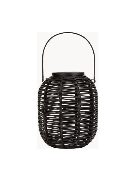 Solar Aussenleuchte Sunshine Treasure zum Hängen oder Stellen, Lampenschirm: Polyrattan, Schwarz, Ø 16 x H 20 cm