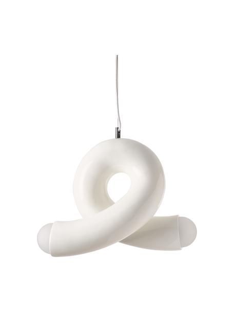 Hanglamp Memphis, Polyresin, Crèmewit, B 40 x H 25 cm
