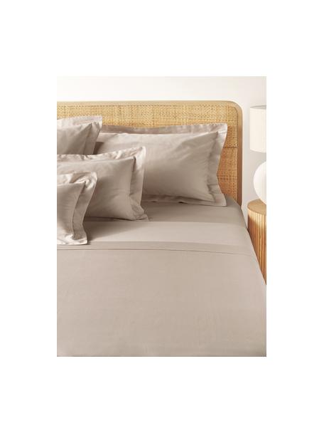 Katoensatijnen laken Premium, Weeftechniek: satijn Draaddichtheid 400, Beige, B 180 x L 280 cm
