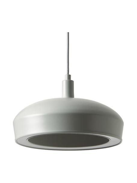 Runde LED-Pendelleuchte Alva, Hellgrau, Ø 28 x H 150 cm