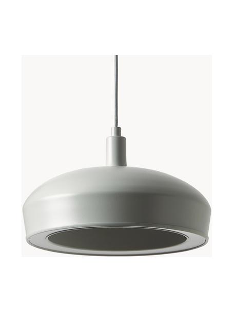 Ronde LED hanglamp Alva, Lichtgrijs, Ø 28 x H 150 cm