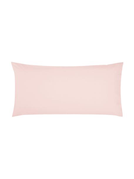 Povlak na polštář z bavlněného perkálu Elsie, 2 ks, Růžová, Š 40 cm, D 80 cm
