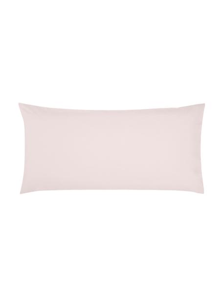 Poszewka na poduszkę z perkalu Elsie, 2 szt., Blady różowy, S 40 x D 80 cm