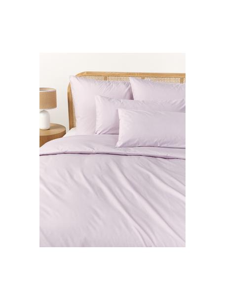 Baumwollperkal-Bettdeckenbezug Elsie, Webart: Perkal Fadendichte 200 TC, Lavendel, B 135 x L 200 cm