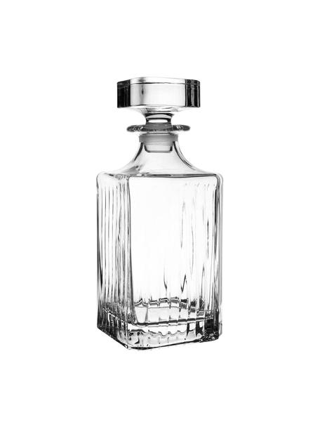 Karaf Timeless met groefreliëf, 750 ml, Kristalglas, Transparant, 750 ml