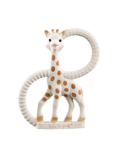 Gryzak Sophie la girafe, 100% naturalny kauczuk, Biały, brązowy, S 9 x W 12 cm