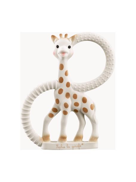 Beißring Sophie la girafe, 100 % Naturkautschuk, Weiß, Braun, B 9 x H 12 cm