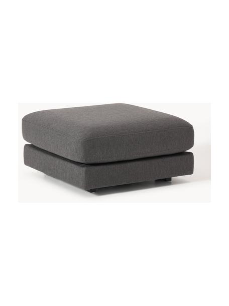 Pouf Tribeca, Tissu anthracite, larg. 80 x prof. 80 cm