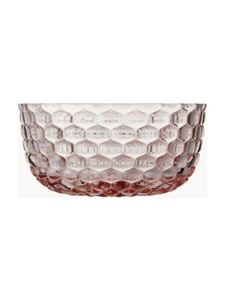 Bols avec surface texturée Jellies, 4 pièces, Plastique, Rose pâle, Ø 14 x haut. 7 cm