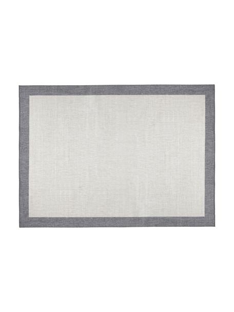 Interiérový/exteriérový oboustranný koberec Panama, Šedá, odstíny krémové, D 290 cm, Š 200 cm