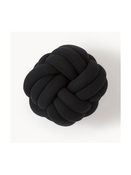 Coussin nœud Twist, Anthracite, larg. 27 x long. 27 cm