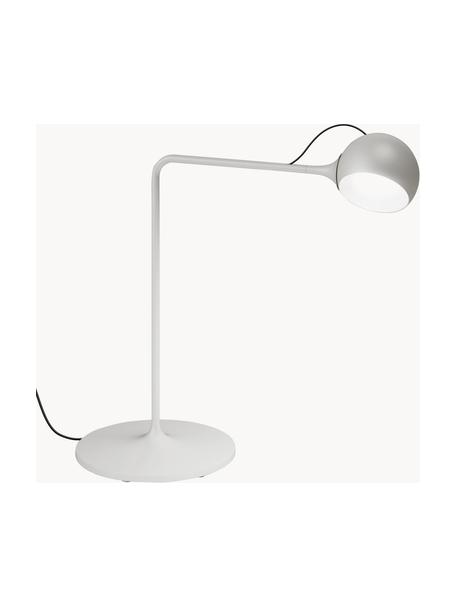 Dimbare verstelbare LED bureaulamp Ixa, Lamp: technopolymeer, Greige, Ø 40 x H 42 cm