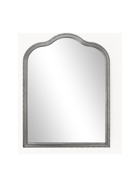 Miroir mural baroque Muriel, Argenté, larg. 90 x haut. 120 cm