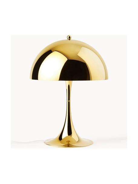 Lampa stołowa LED z funkcją przyciemniania Panthella, W 34 cm, Stelaż: aluminium powlekane, Stal w odcieniach złotego, Ø 25 x 34 cm