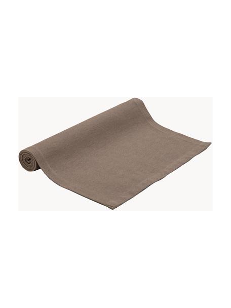 Runner Riva, 55% cotone, 45% poliestere

Il materiale utilizzato in questo prodotto è testato per le sostanze nocive e certificato secondo lo STANDARD 100 by OEKO-TEX® 14.HIN.40536 HOHENSTEIN HTTI, Taupe, Larg. 40 x Lung. 150 cm