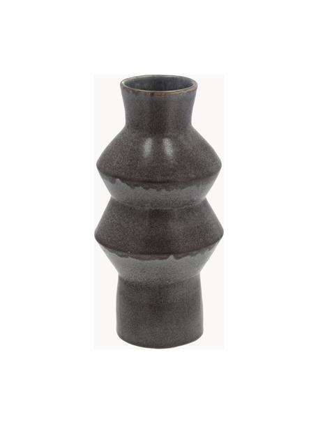 Vase Rost, Steingut, Dunkelblau, Ø 14 x H 30 cm
