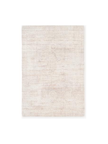 Tapis à poils ras Alisha, 63 % jute, 37 % polyester, Beige, blanc cassé, larg. 80 x long. 150 cm (taille XS)