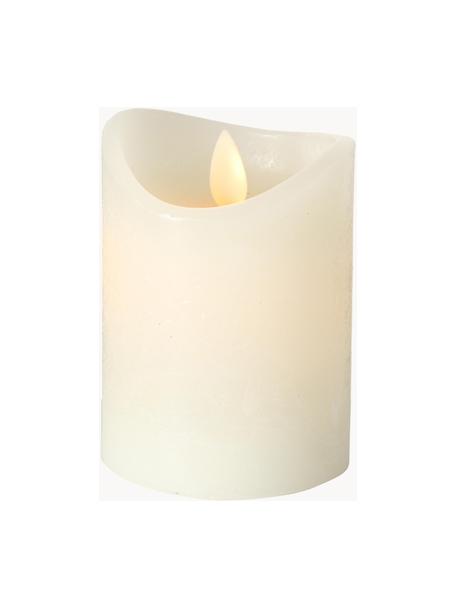 Vela blanca LED Bino, 12 cm, Blanco crema, Ø 8 x Al 10 cm