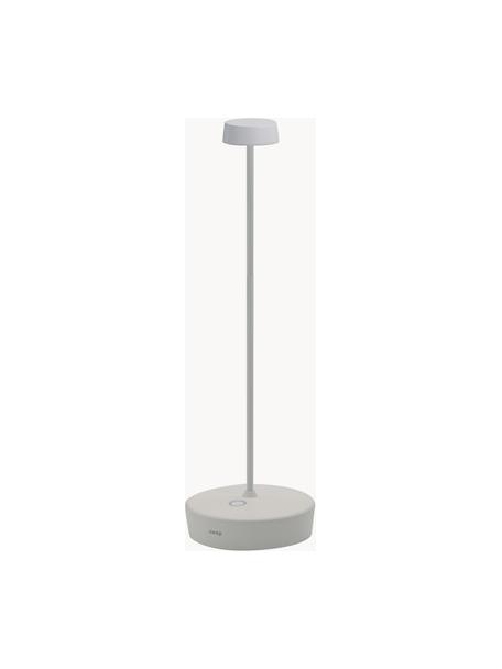 Lámpara de mesa LED móvil regulable Swap, Lámpara: aluminio recubierto Cable, Blanco, Ø 10 x Al 33 cm